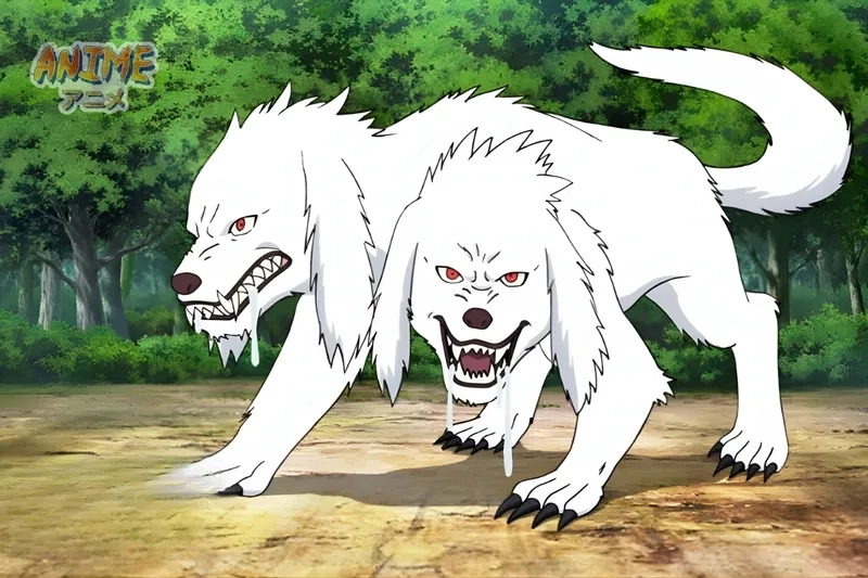 Tình bạn Akamaru và Kiba luôn sát cánh