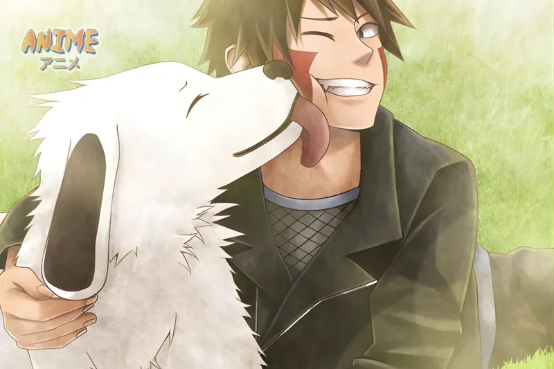 Tải ngay hình nền Akamaru điện thoại cực chất