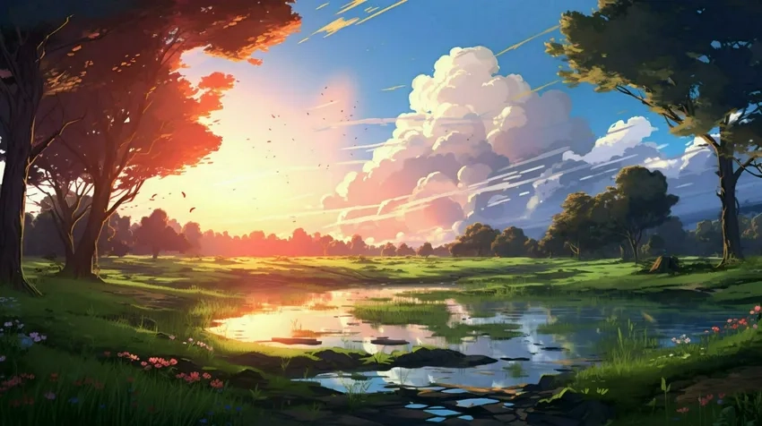 Bước vào thế giới fantasy kỳ ảo trong ảnh anime thiên nhiên fantasy