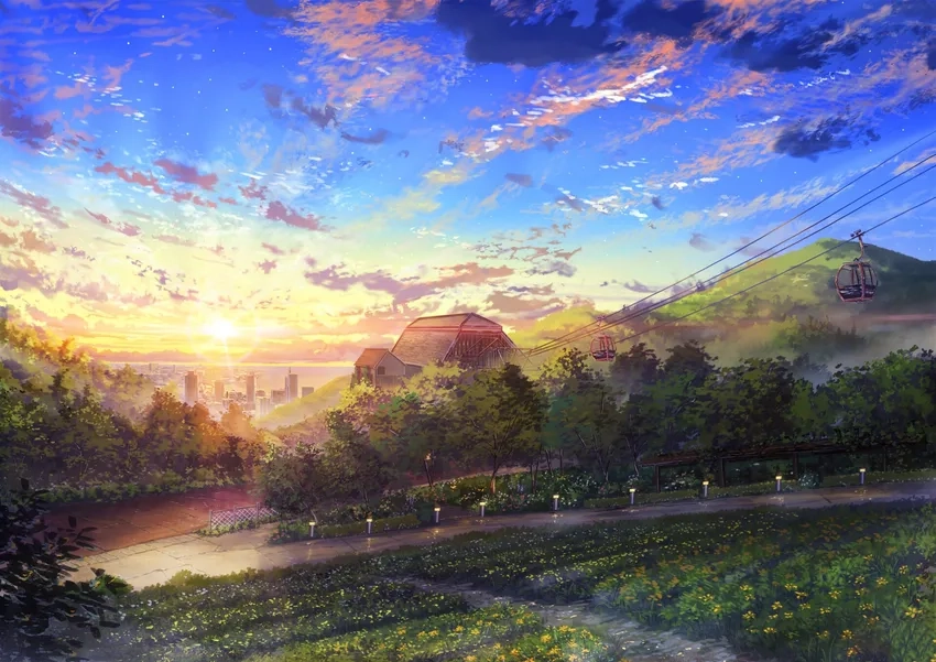 Trải nghiệm không khí trong trẻo với ảnh anime thiên nhiên trong trẻo