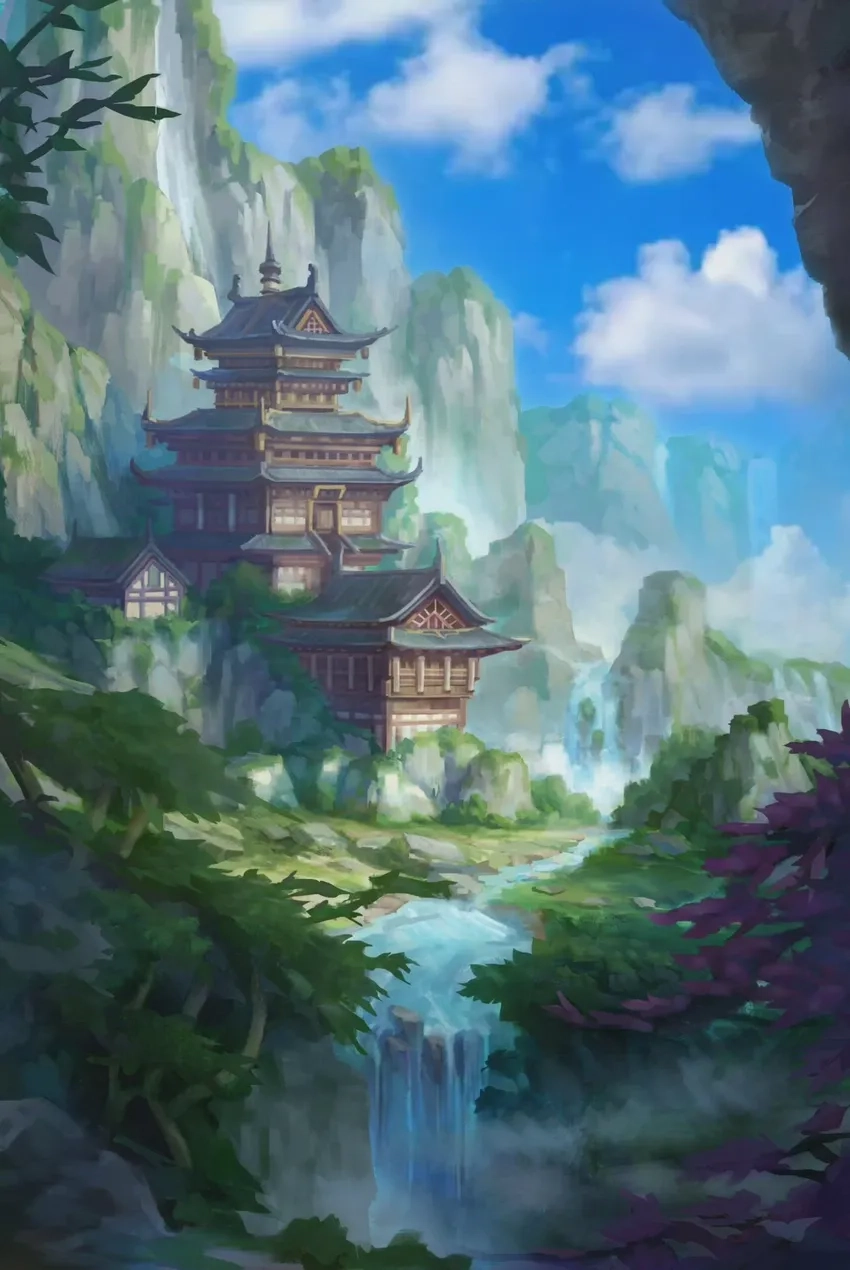 Anime phong cảnh Trung Hoa huyền bí và tráng lệ