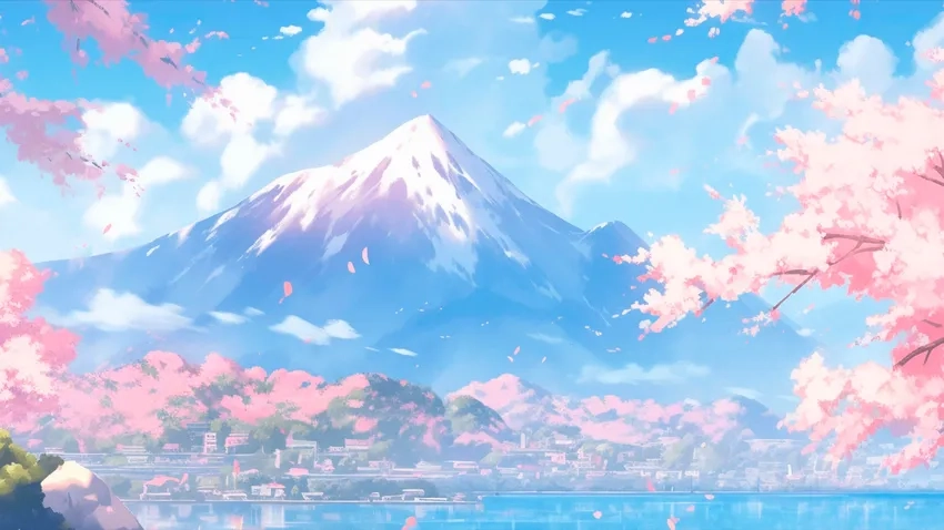 Chiêm ngưỡng ảnh anime phong cảnh đẹp rực rỡ