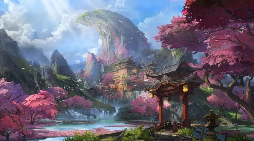 Concept art anime fantasy độc đáo cho bạn sáng tạo