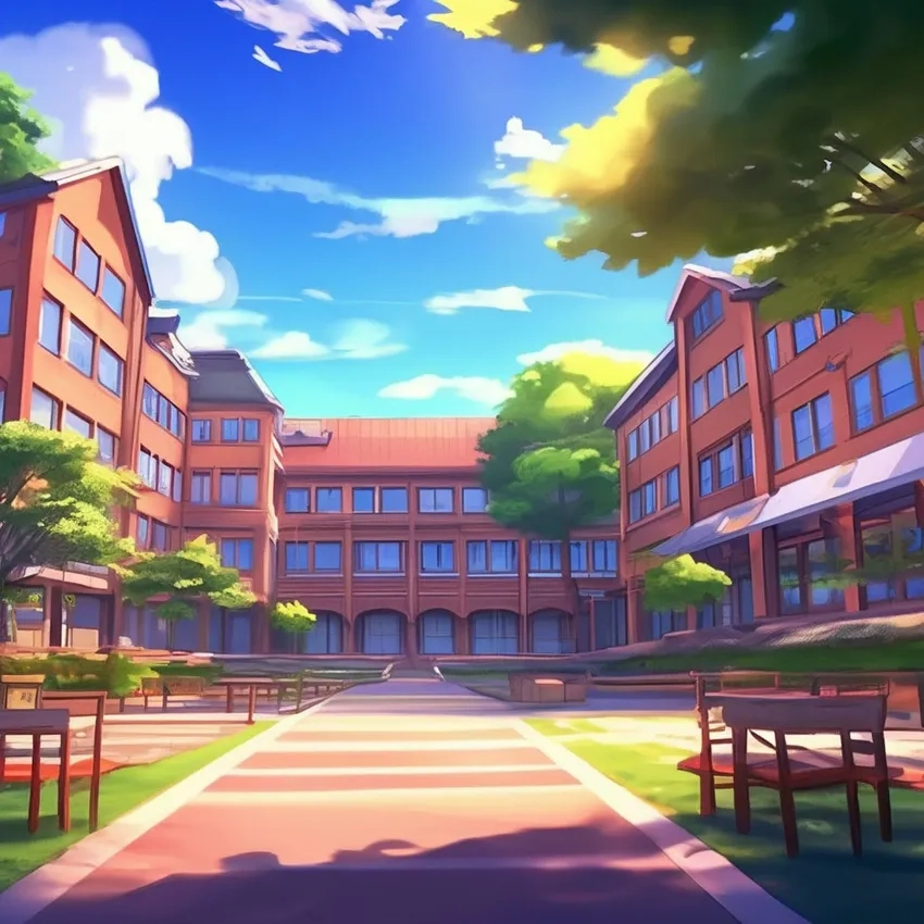 Ảnh anime phong cảnh học đường lãng mạn và đẹp mắt