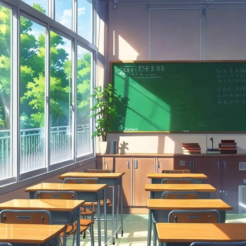 Wallpaper học đường anime đẹp cho màn hình máy tính