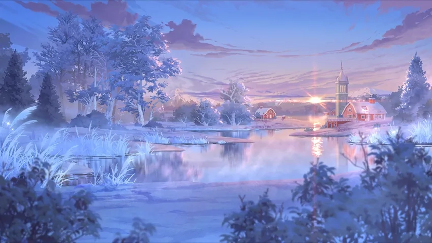 Ngắm anime winter landscape đẹp tại Hokkaido
