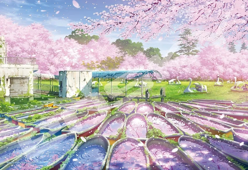 Ảnh nền anime mùa xuân đẹp mắt cho điện thoại