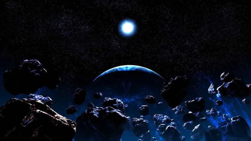 Hình nền anime vũ trụ sắc nét cho màn hình sống động