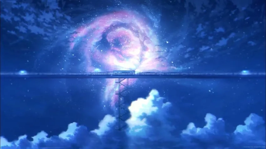 Hình nền anime sao và thiên hà đẹp mắt và lãng mạn