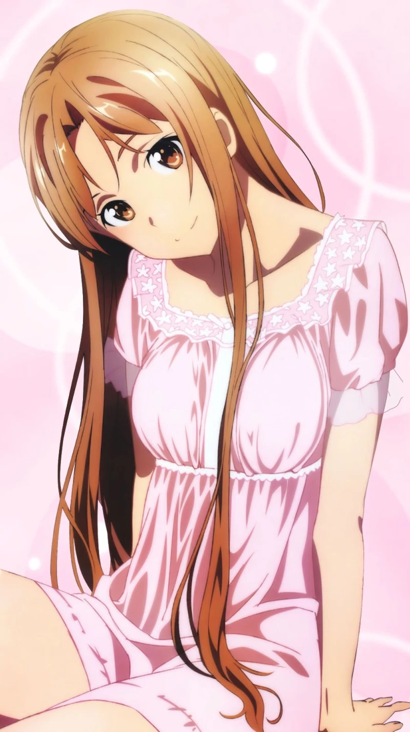 Asuna Yuuki fanart với gam màu pastel nhẹ nhàng đầy cảm xúc