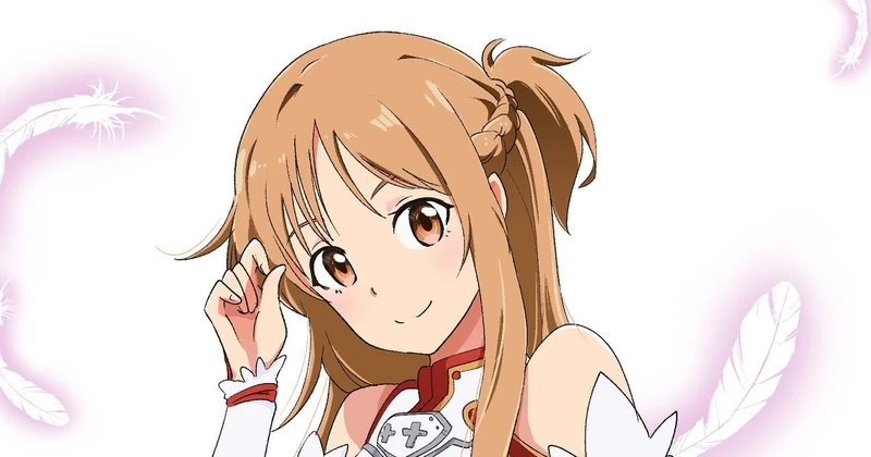 Asuna Yuuki drawing phong cách manga với đường nét mềm mại cuốn hút