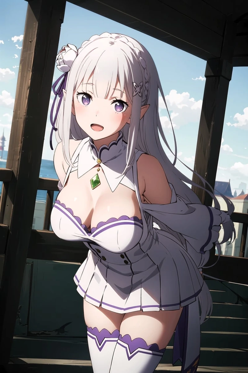 Emilia 3D art với chi tiết sống động và đường nét tinh tế