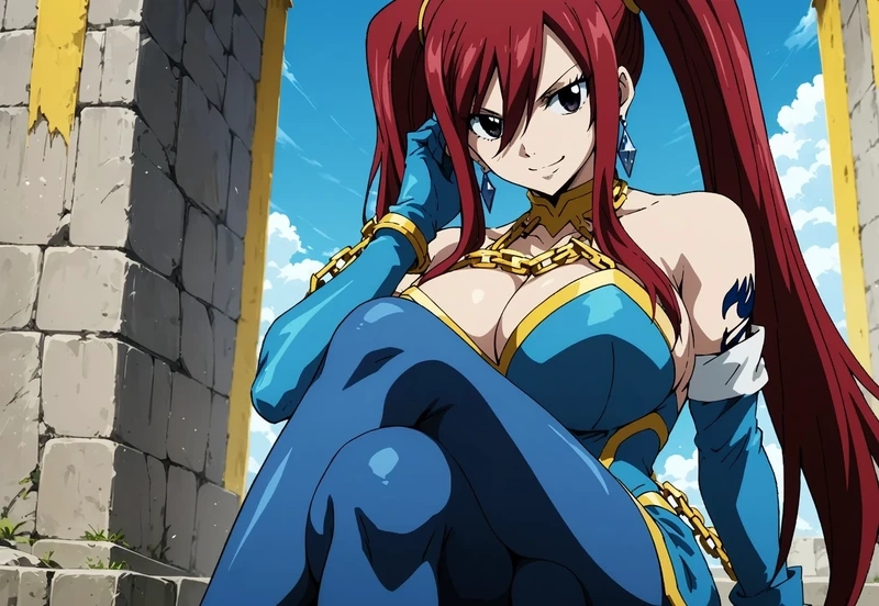 Nghệ thuật và phong cách erza scarlet art