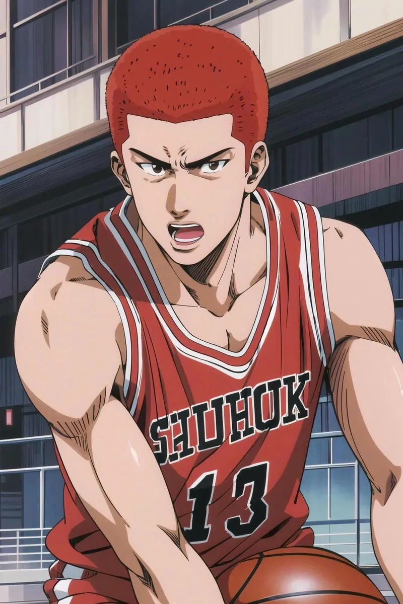 Trải nghiệm hình ảnh sắc nét Hanamichi Sakuragi 4k