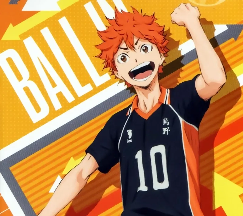 Hình ảnh sắc nét của Hinata Shoyo 4k