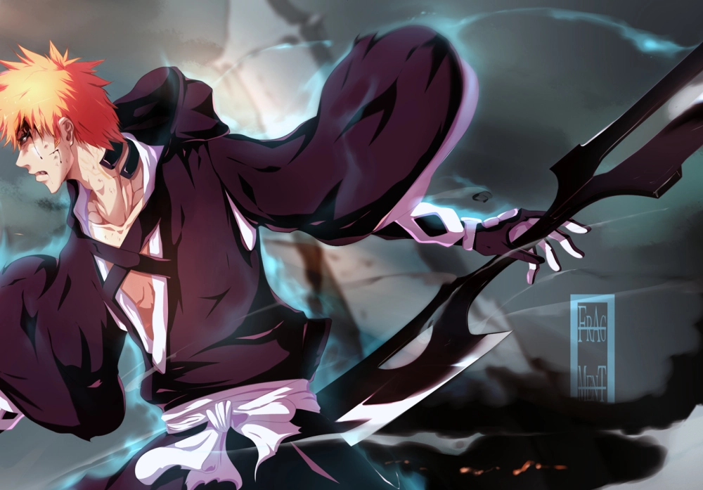 Hình ảnh Ichigo Kurosaki toát lên khí chất riêng