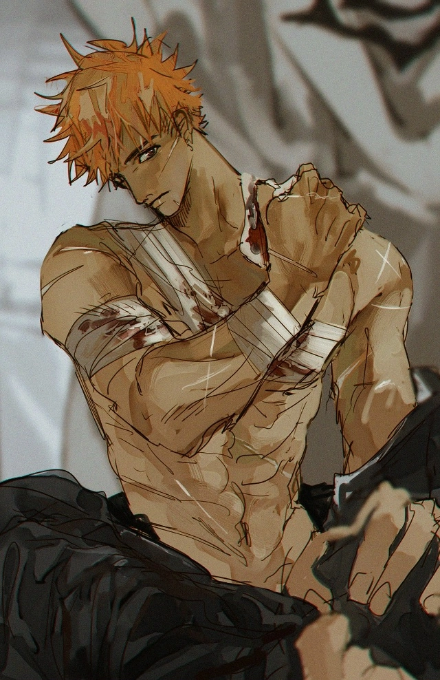 Ichigo Kurosaki manga với đường nét sắc sảo