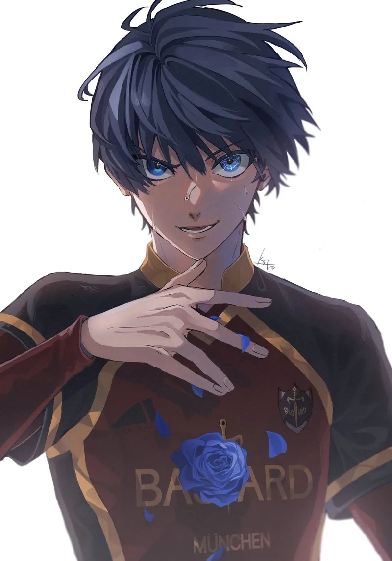 Thử sức với bản vẽ vẽ Isagi Yoichi sáng tạo