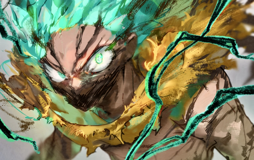 Izuku Midoriya thể hiện sức mạnh và tinh thần kiên cường