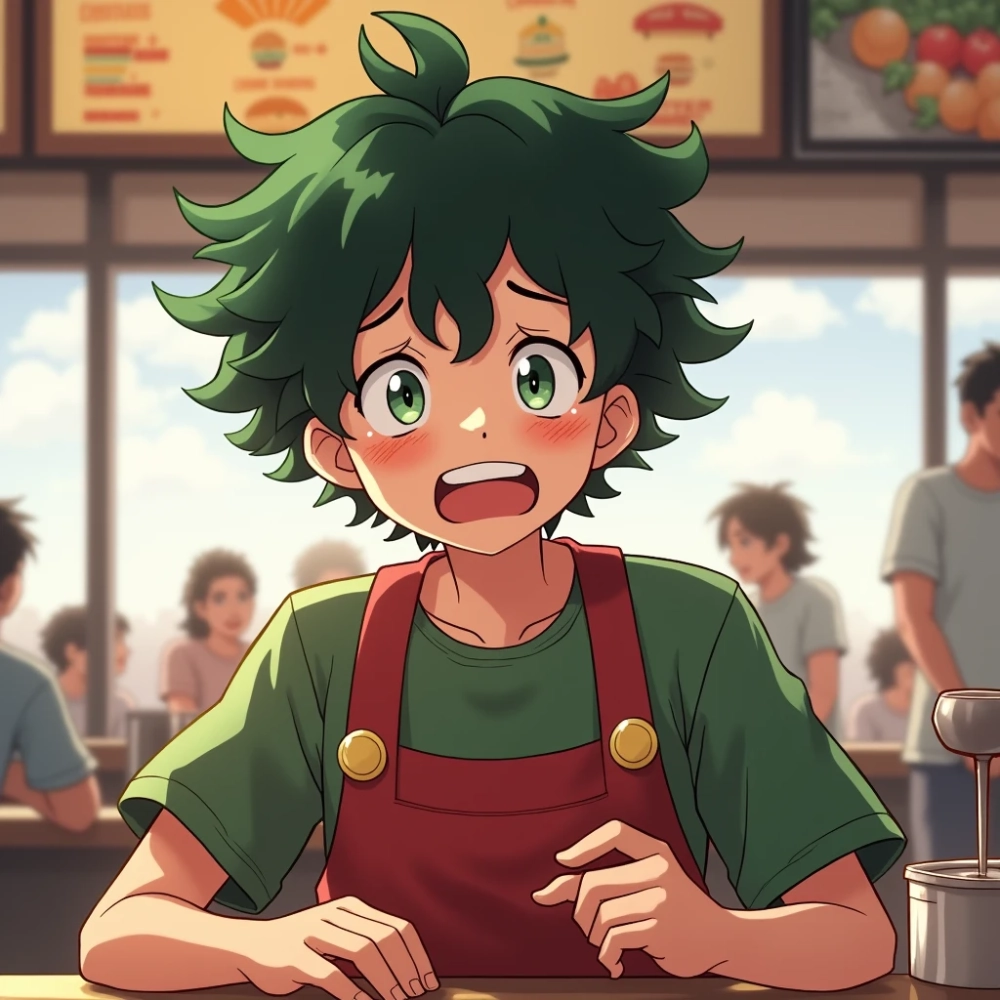 Izuku Midoriya fanart sáng tạo đầy thu hút và nổi bật