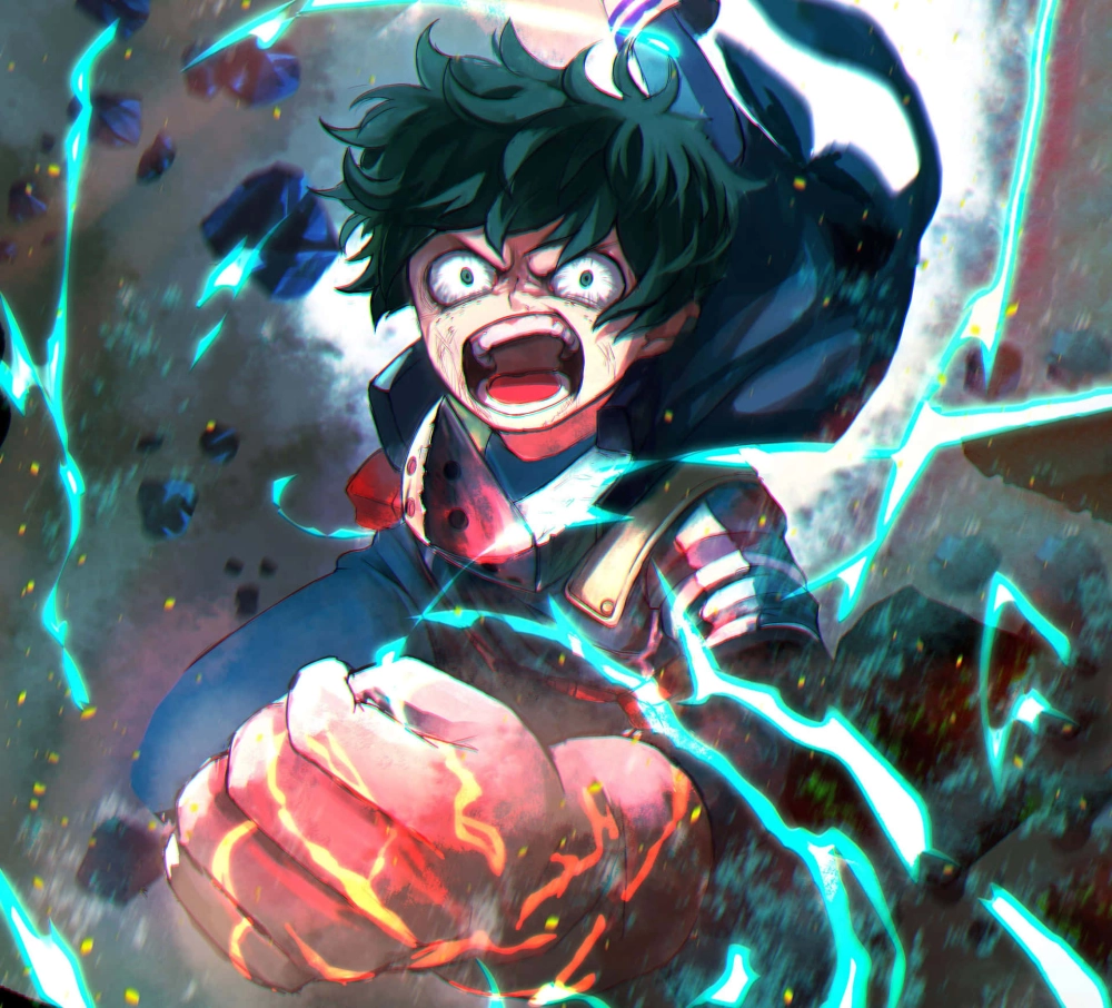 Izuku Midoriya ngầu với phong thái mạnh mẽ ấn tượng