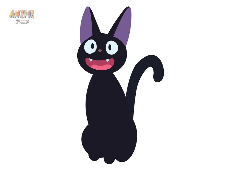 Hình Jiji mèo đen của phù thủy Kiki