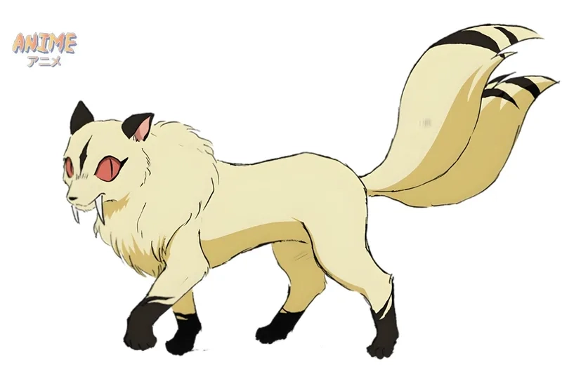 Kirara biến hình thành hổ lửa khổng lồ