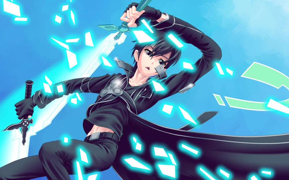Kirito đẹp với thần thái tự tin mạnh mẽ