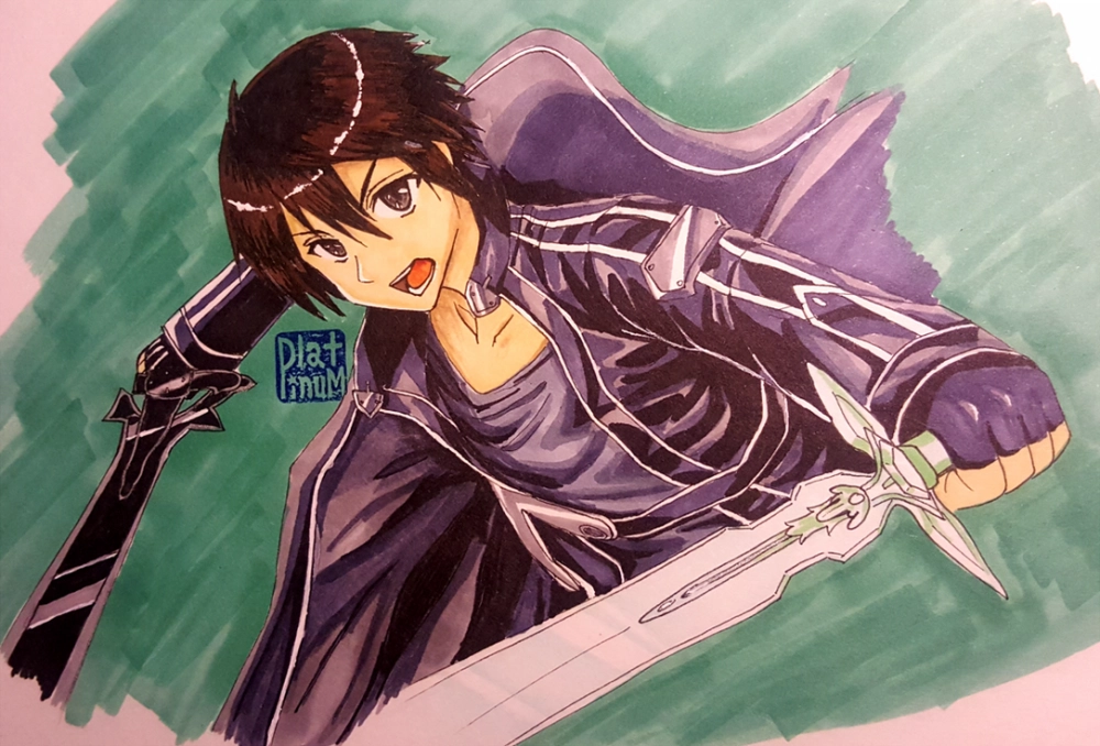 Kirito hoạt hình đầy năng lượng và cuốn hút