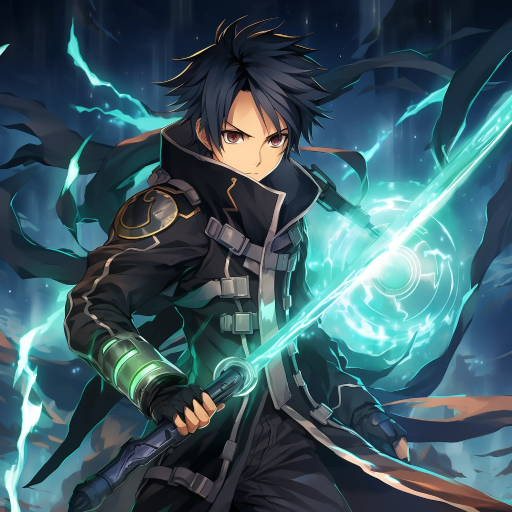 Kirito poster tạo điểm nhấn mạnh mẽ rõ nét
