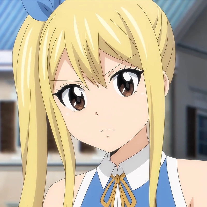 Lucy Heartfilia cute với đôi mắt long lanh