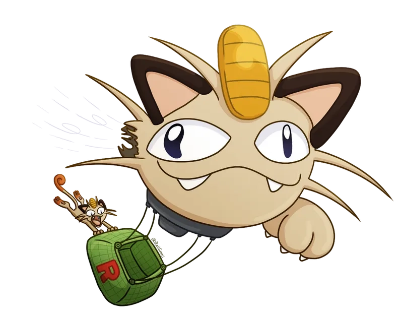 Những pha hành động hình Meowth anime