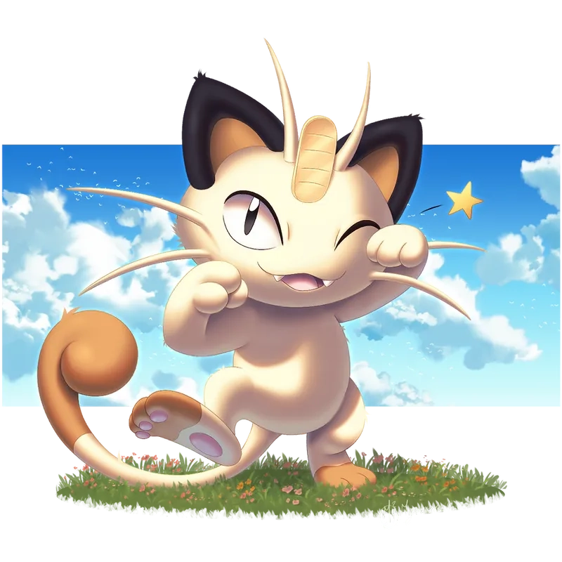 Tải hình Meowth dễ thương làm quà tặng