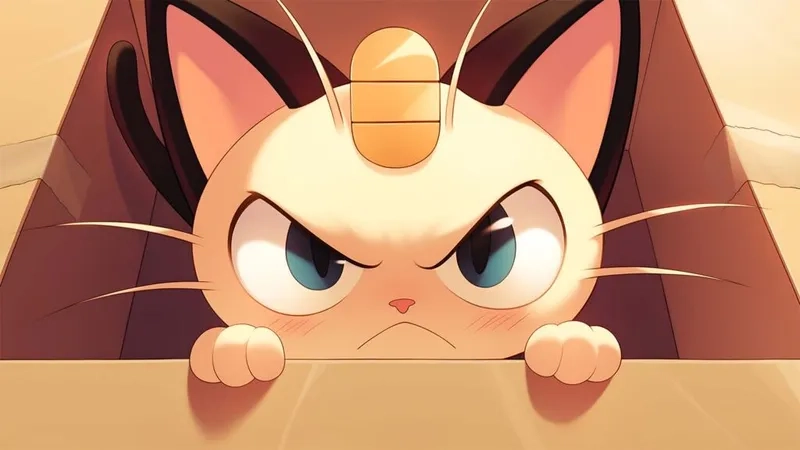 Vẻ ngoài ảnh Meowth dễ thương không thể chối từ