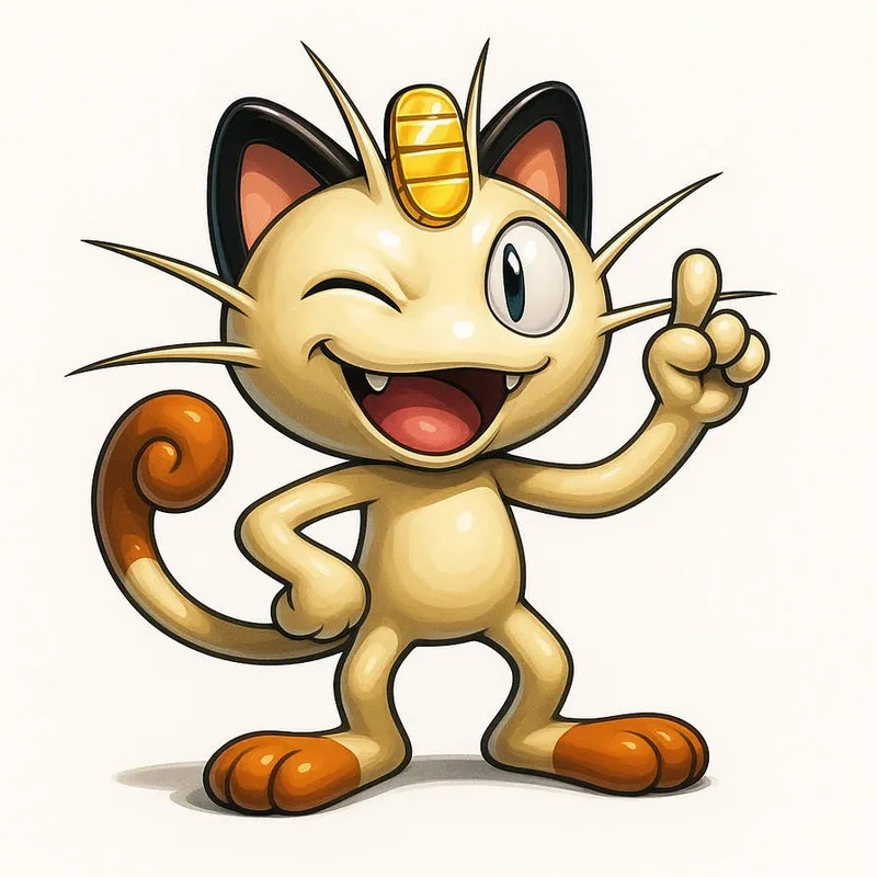 Đôi nét giới thiệu về nhân vật Meowth hài hước