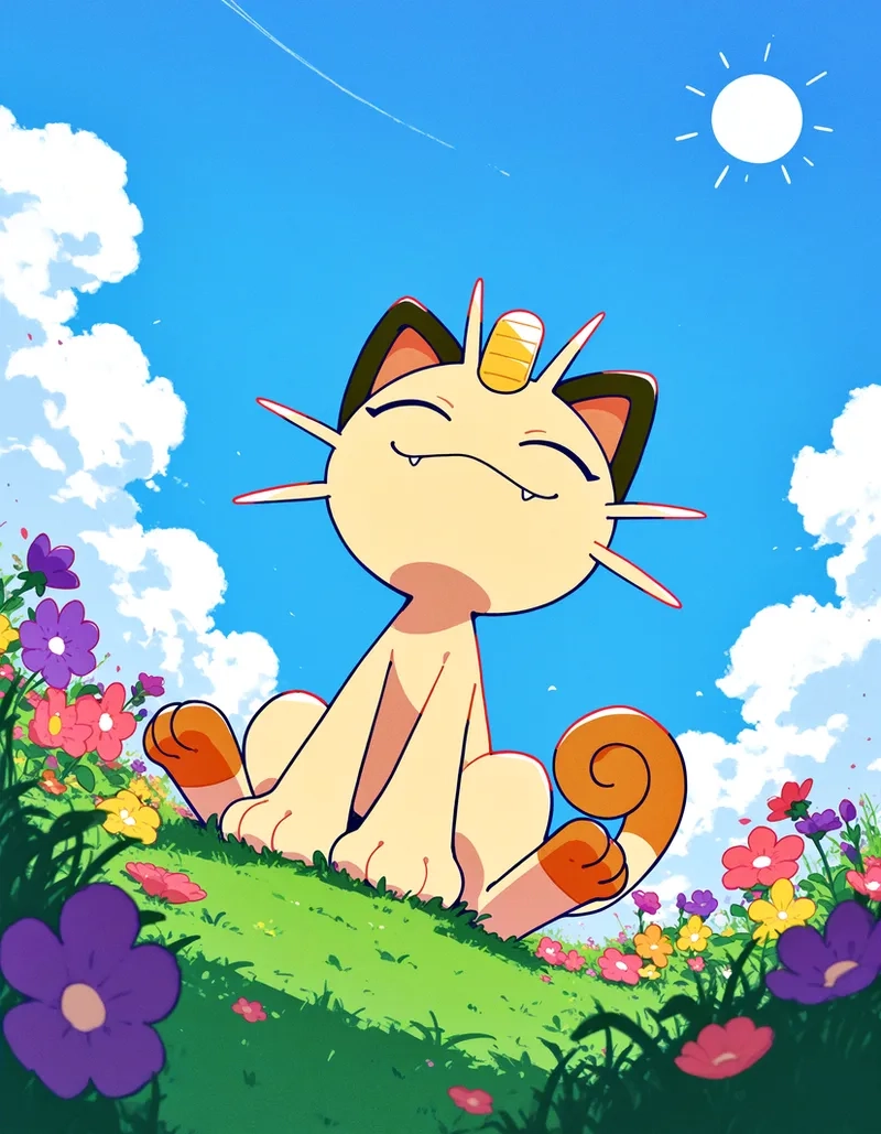 Tải ngay hình nền Meowth điện thoại cực độc