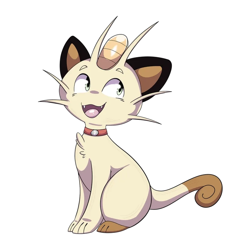 Ảnh Meowth 4K siêu rõ nét làm màn hình