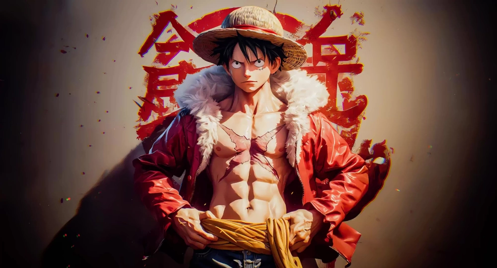 Monkey D. Luffy thể hiện tinh thần tự do đầy sức hút