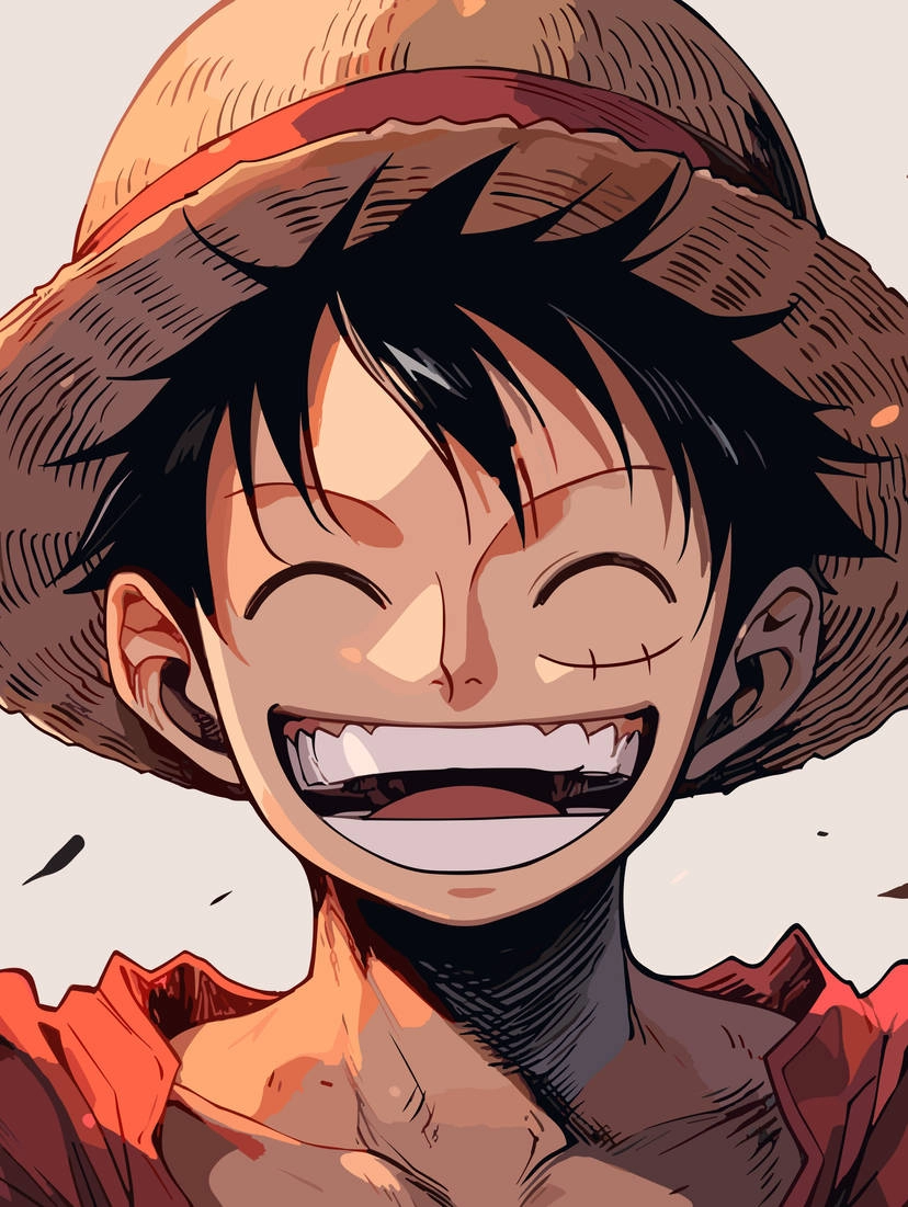 Hình ảnh Luffy mang cá tính mạnh mẽ và ấn tượng