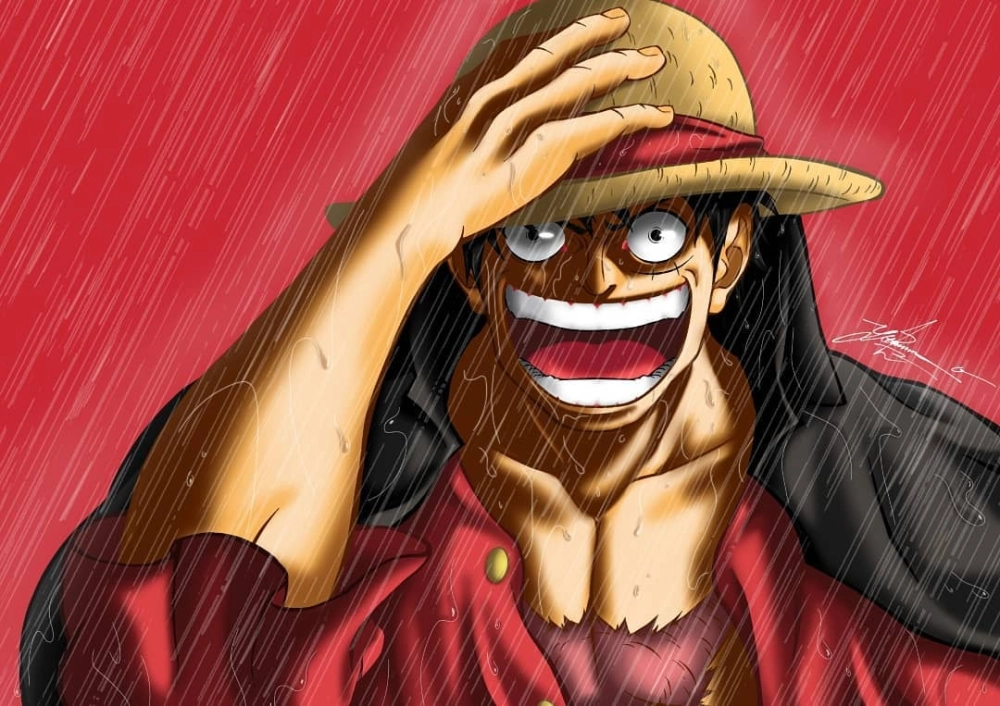 Monkey D. Luffy manga nổi bật với khí chất đặc trưng