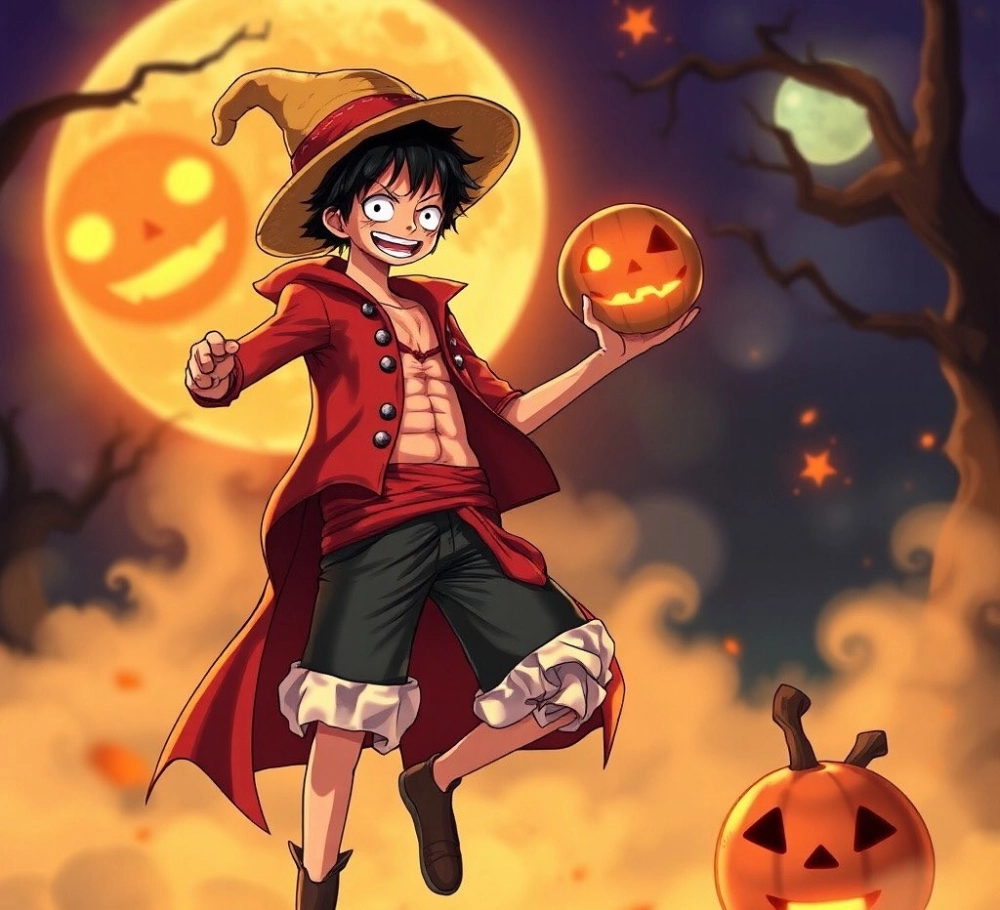 Monkey D. Luffy fanart sáng tạo đầy thu hút và nổi bật