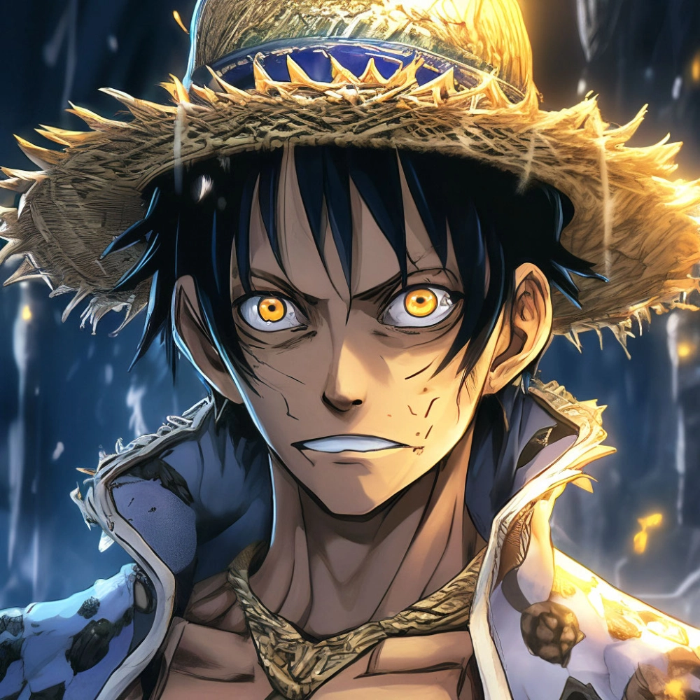 Monkey D. Luffy poster thể hiện sức hút mạnh mẽ rõ nét