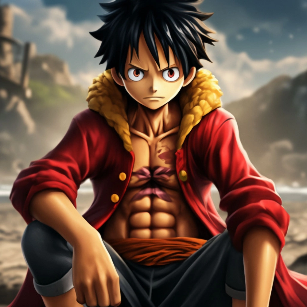 Monkey D. Luffy đẹp với diện mạo nổi bật đầy cuốn hút