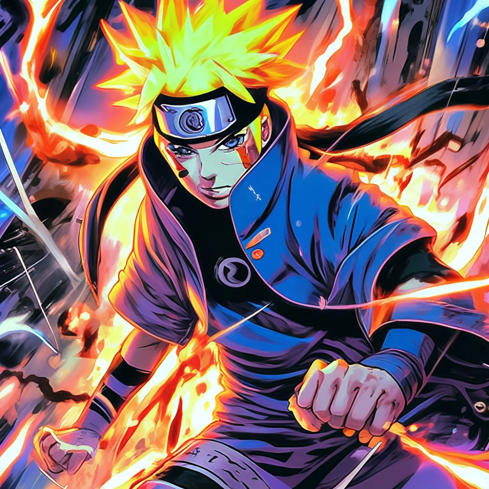 Naruto Uzumaki fanart sáng tạo thu hút mọi ánh nhìn