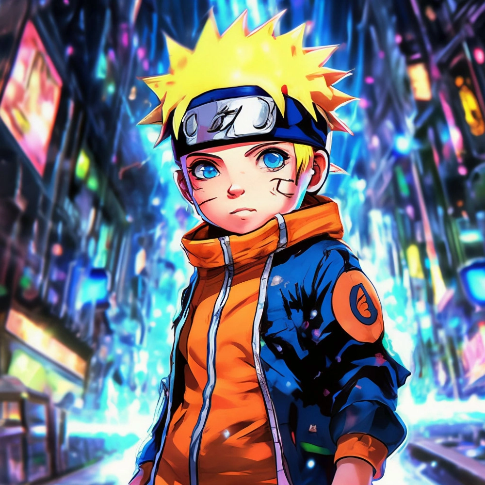 Naruto Uzumaki poster thể hiện sức hút đầy ấn tượng