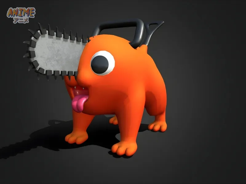 Hình tượng Pochita anime được yêu thích