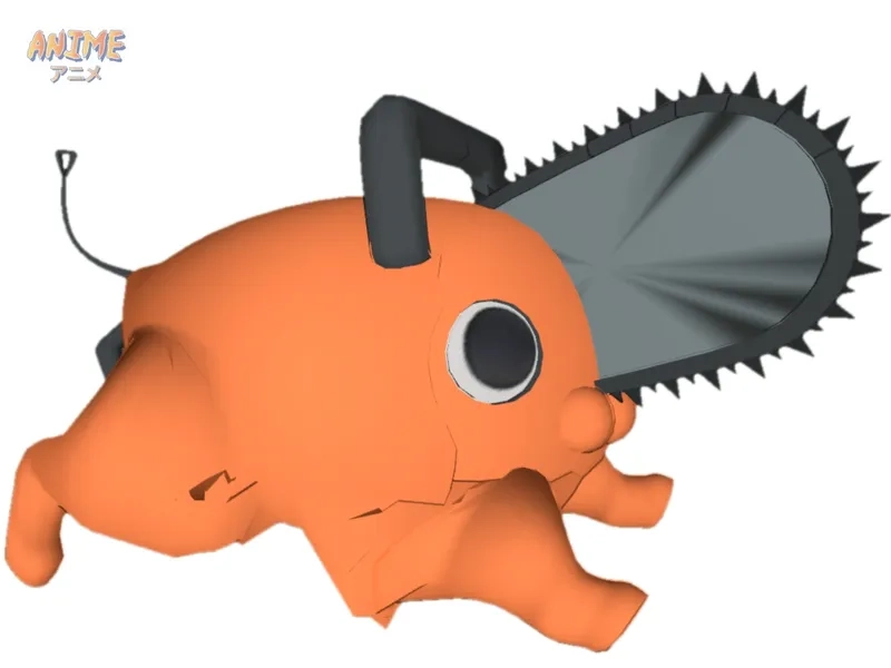 Hình Pochita dễ thương là bạn Denji