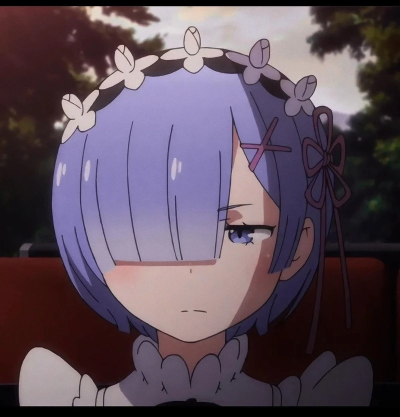 Rem 4K wallpaper với chất lượng sắc nét và ánh nhìn đầy cảm xúc