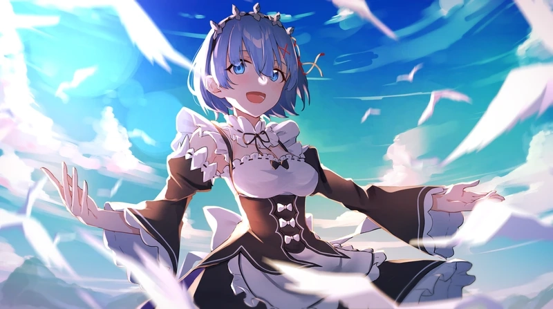 Rem re zero wiki với tạo hình ma pháp sư đầy cuốn hút