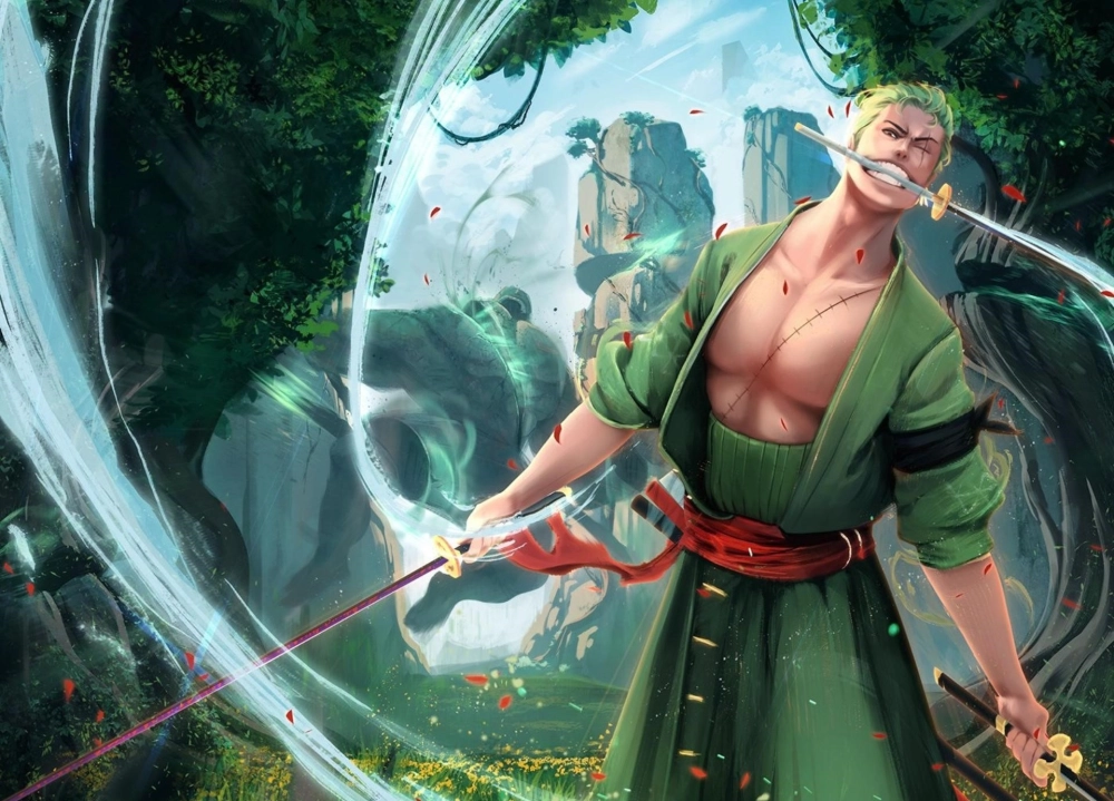 Roronoa Zoro ảnh chính thức mang phong thái chuẩn
